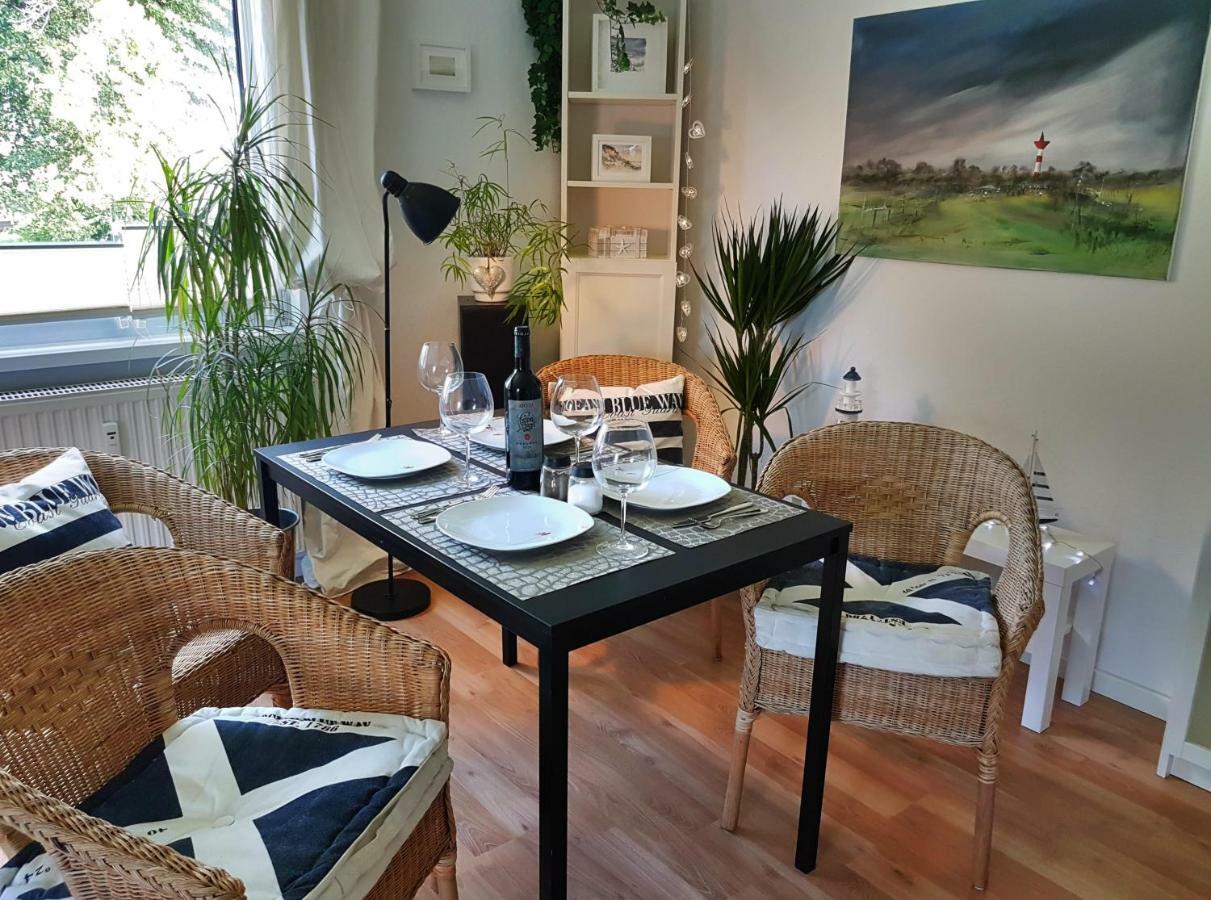 Charmante Ferienwohnung 3 Zimmer Kueche Bad Zentrale Lage Hagen im Bremischen Kültér fotó